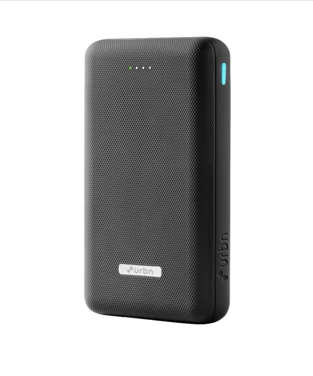 URBN 20000mAh 35W Turbo Fast Charging Power Bank | Dual Output | PD + QC Compatible | Two-Way Fast Charge | Pass-Through Charging | for MacBook Air, iPhone, Samsung, Android & More (Black)