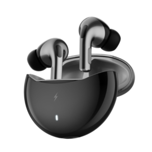 Fire-Boltt Aero TWS Earbuds Custom EQ, Wireless Bluetooth 5.4, Music & App Support, 50H Playtime, Fast Charging Case, 50ms Low Latency for Gaming, Touch Controls, IPX4 Waterproof, Clear Calls - Grey